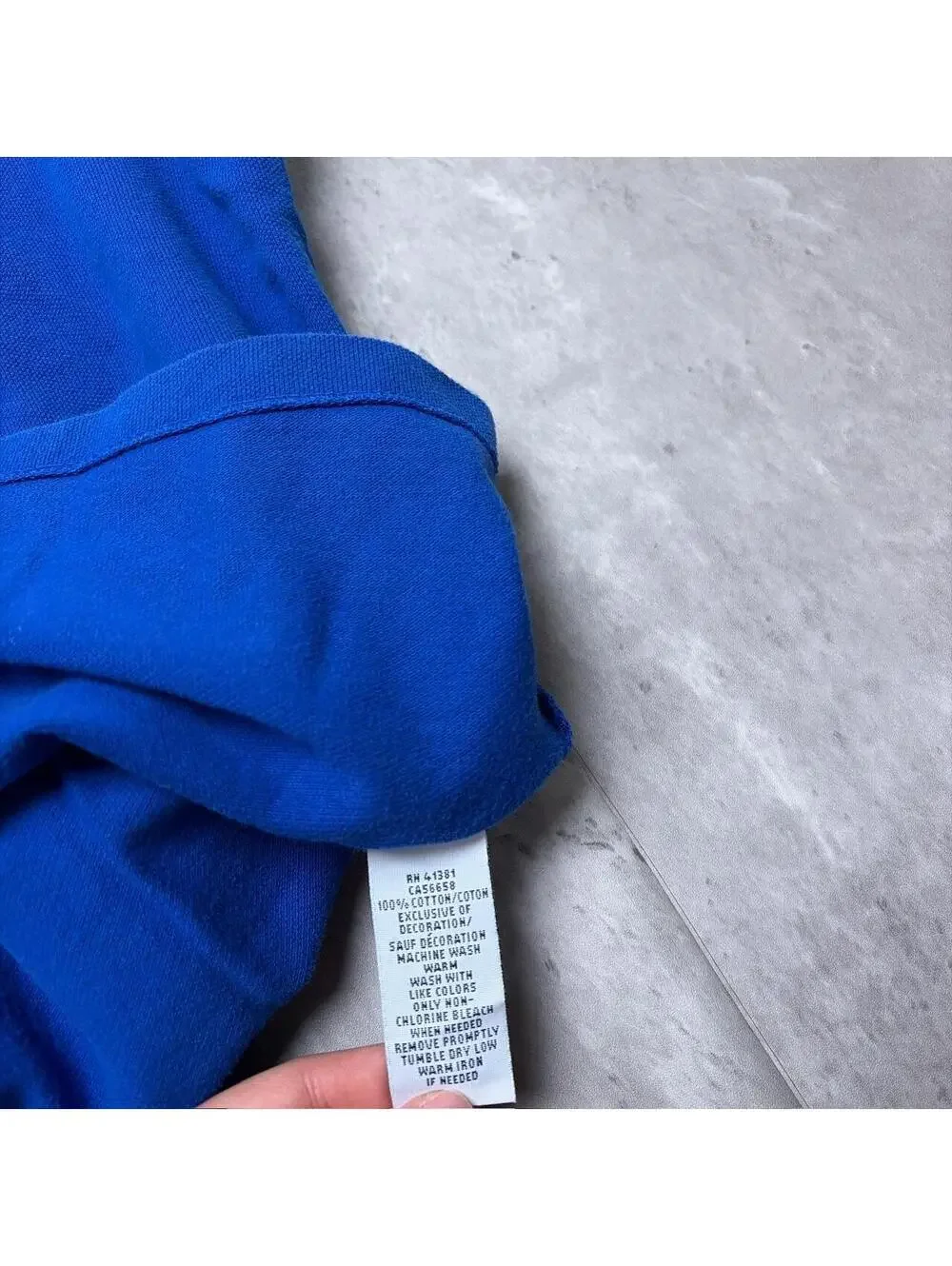 Y2K Blue Polo Ralph Lauren Big Pony Chief Keef Polo Shirt